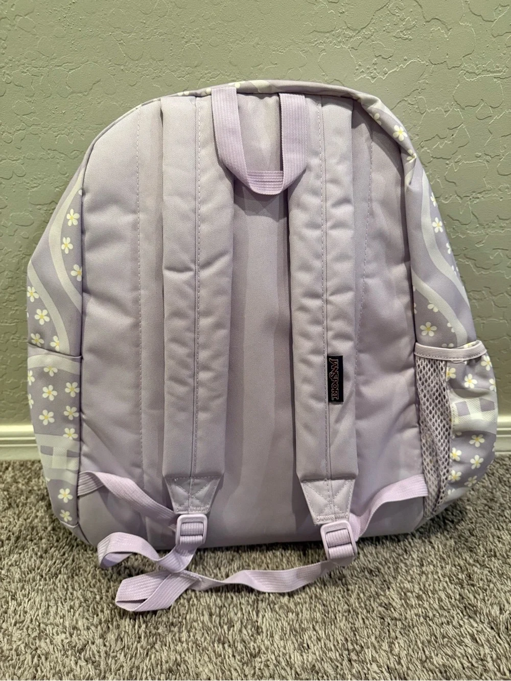 Jansport Lavender Daisy Print Kids Backpack